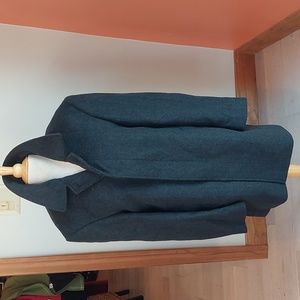 Men's Charcoal Grey Ralph Lauren wool coat size M